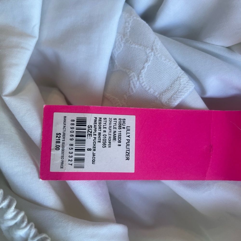Lilly Pulitzer White Textured romper - Picture 5 of 7